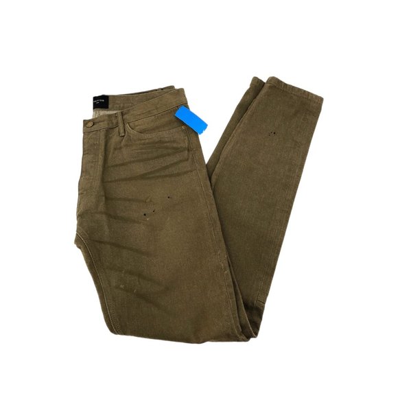 Fear of God Green High-Rise Straight JeansMade in USA